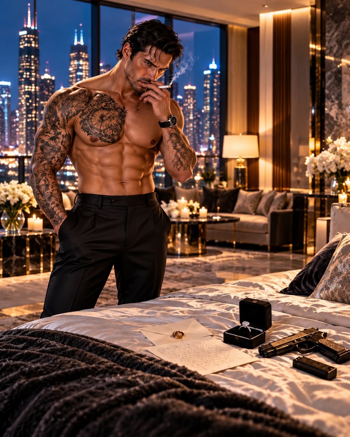 After spending 48 hours with my mistress in a secret penthouse, I returned home at 3:26 A.M. to find my wife of eleven years gone. Her wedding ring lay on our bed beside the gun I'd given her on our wedding night, and a note warned me not to look for her. I was the most feared mafia boss on the East Coast, a man who controlled seventeen hundred people—but the only woman who had never feared me had disappeared without a trace.
