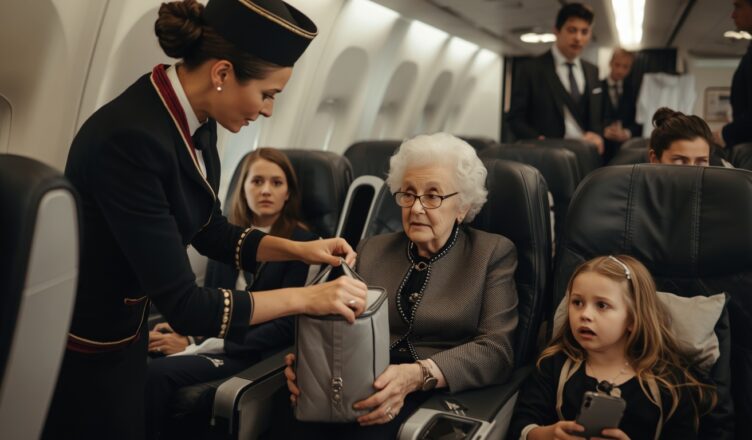 Elle humilie une grand-mère en première classe — sans savoir qui se trouve au bout du téléphone de sa petite-fille