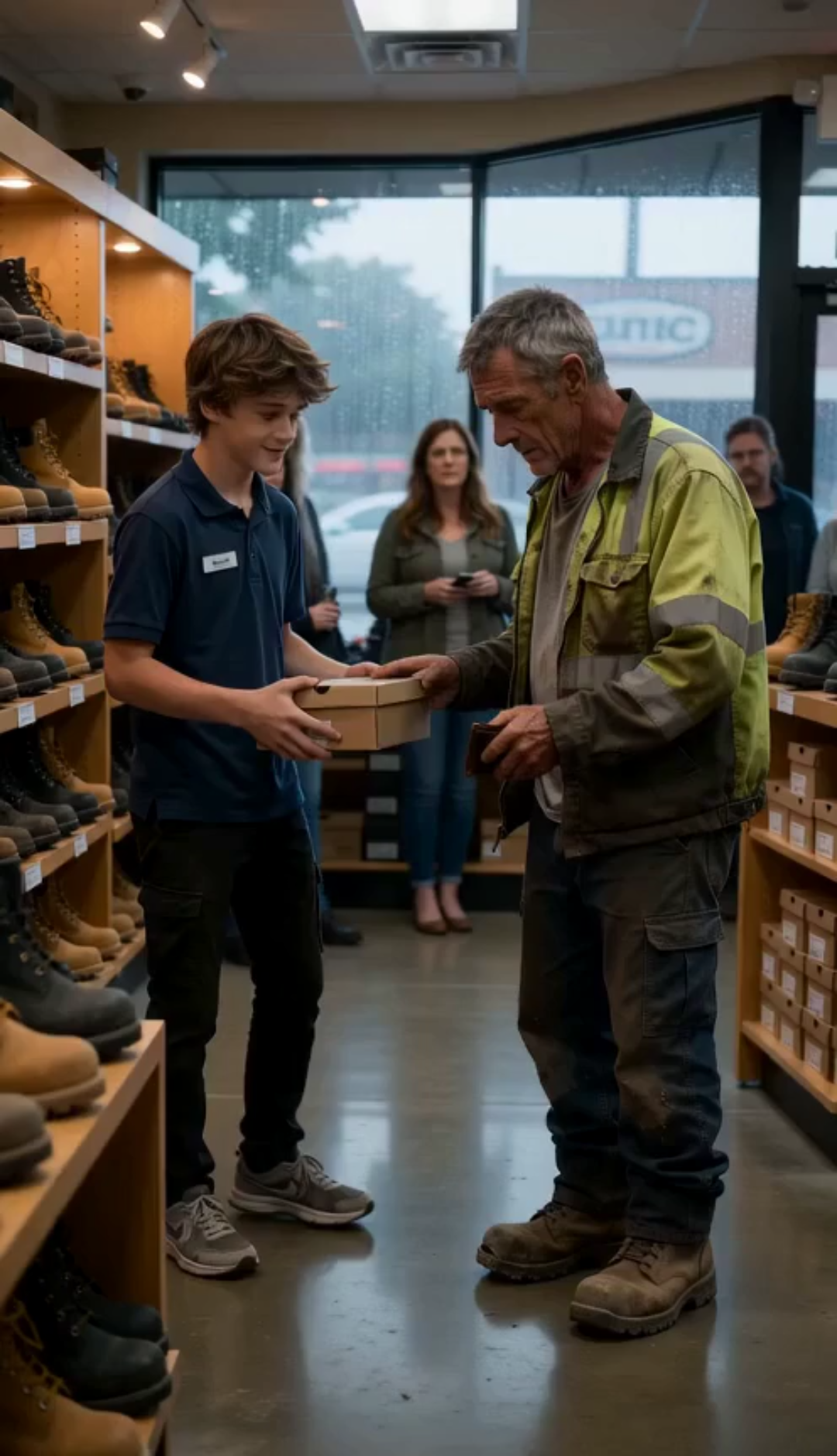 **Il paie les chaussures de sécurité d’un vieil ouvrier… sans savoir que ce geste allait aider des centaines de travailleurs**