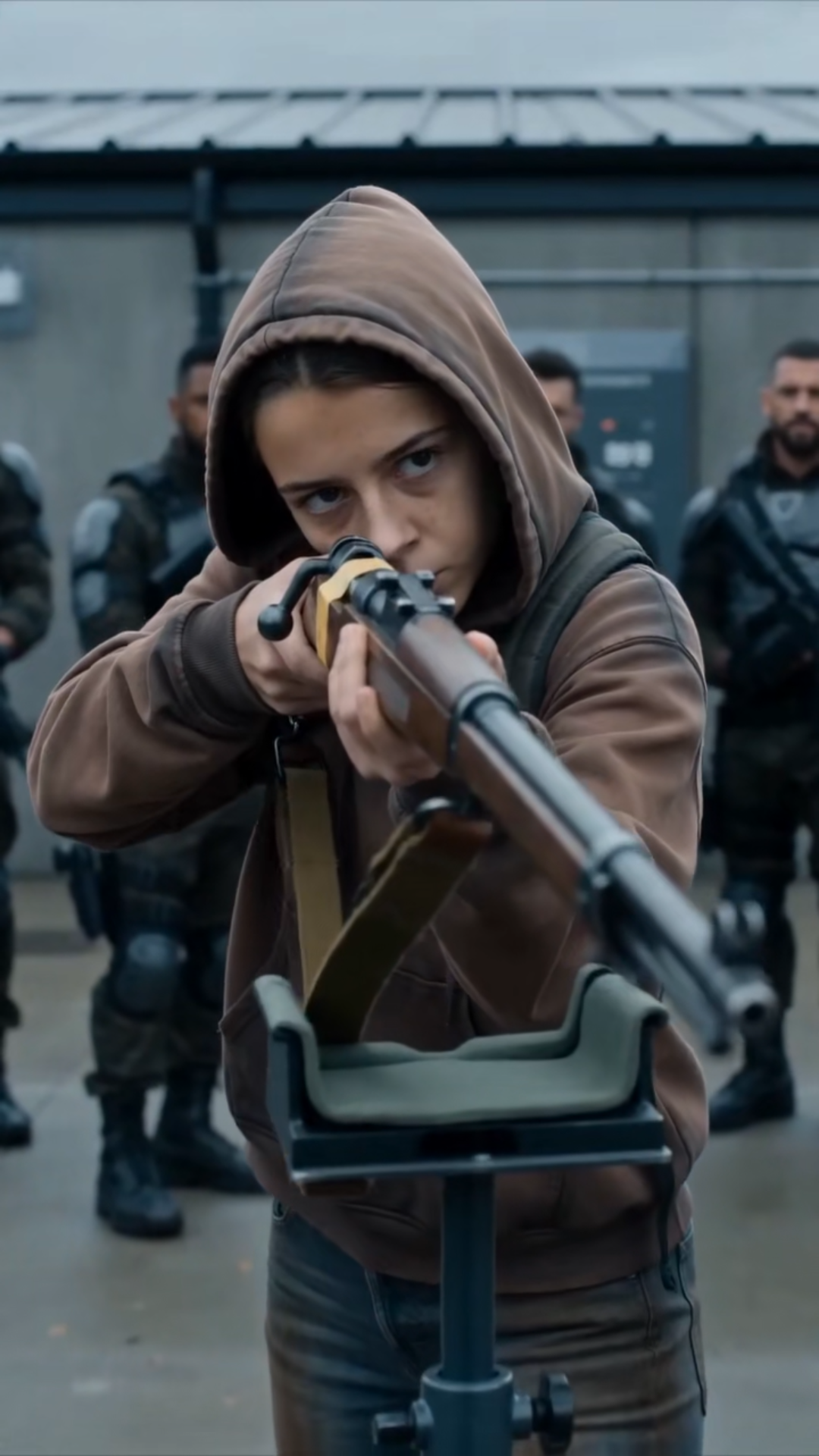 **Ils se moquaient de son vieux fusil… jusqu’à ce que le colonel reconnaisse le ruban jaune de son père**