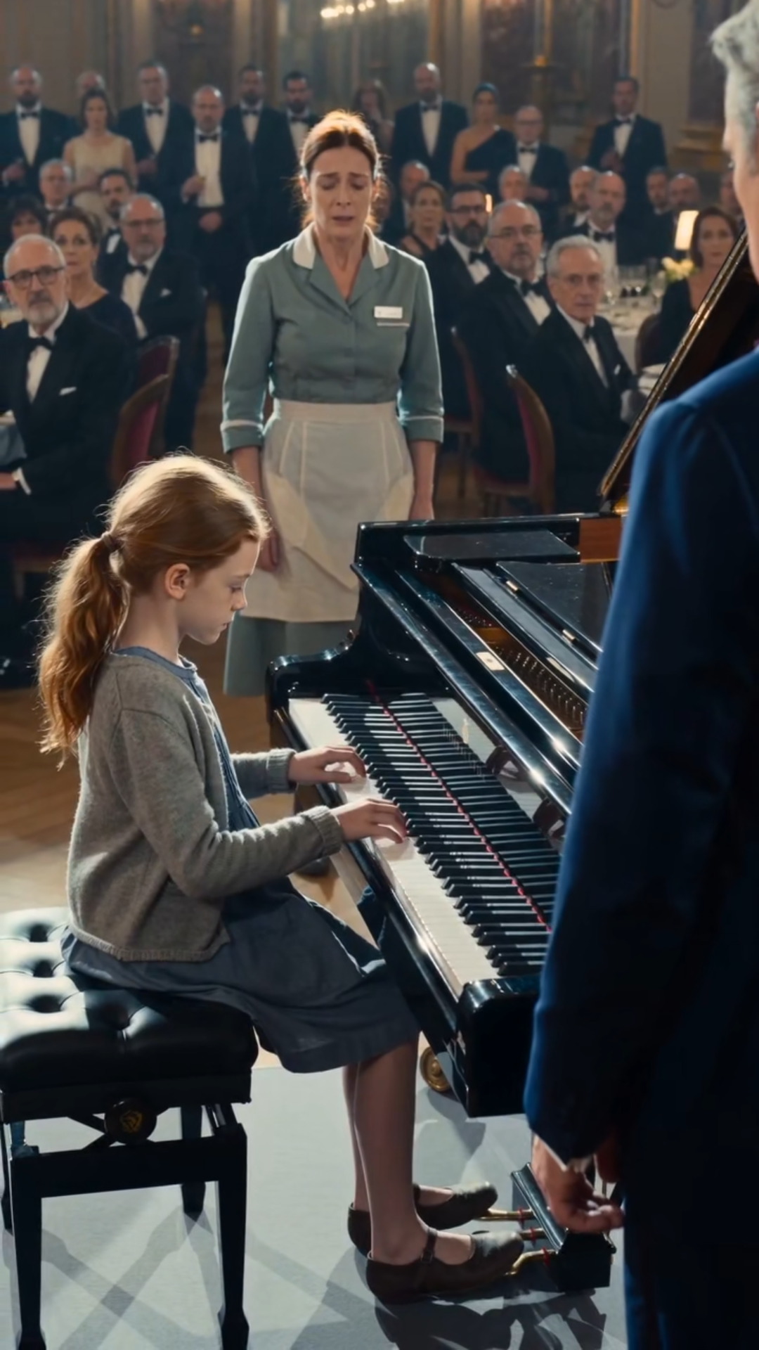 LA FILLE AU PIANO NOIR
