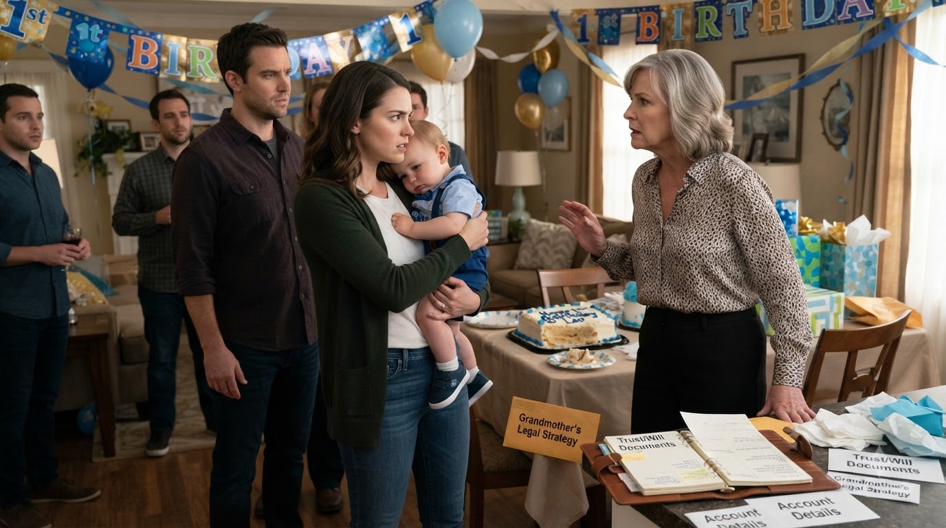 My Mother Turned My Son’s First Birthday Into a Cruel Trap—Then I Walked In, Took My Sick Baby Back, and Exposed Her Plan to Steal Everything