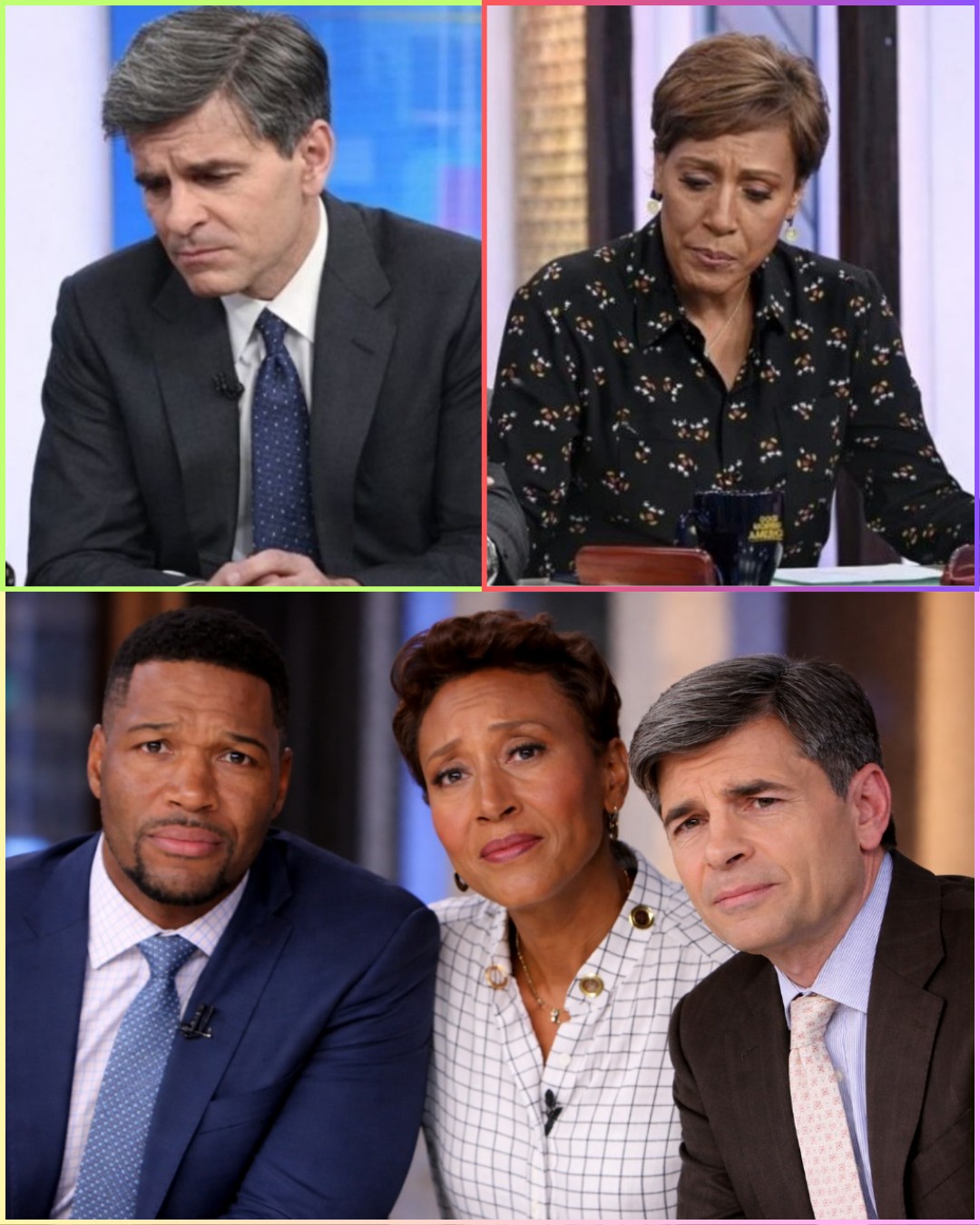 Heɑrtbreɑking Moment Hits GMA ɑs Michɑel Strɑhɑn, Robin Roberts, ɑnd George Stephɑnopoulos Struggle with Devɑstɑting News 💔 - GLB 247