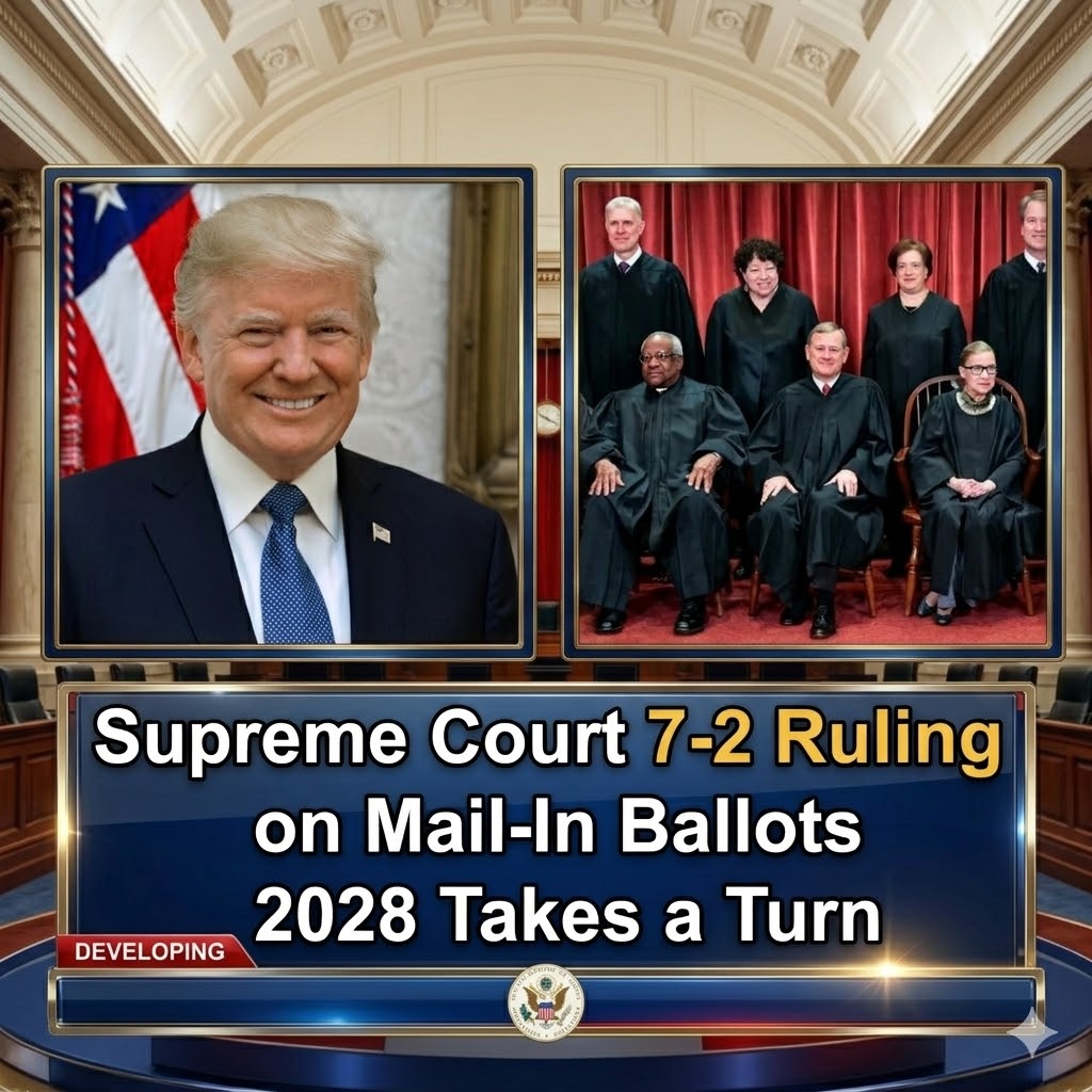 Supreme Court Bombshell on Mail-ln Ballots — Massive News for 2028 Election and More as GOP Asks Supreme Court to Ba...