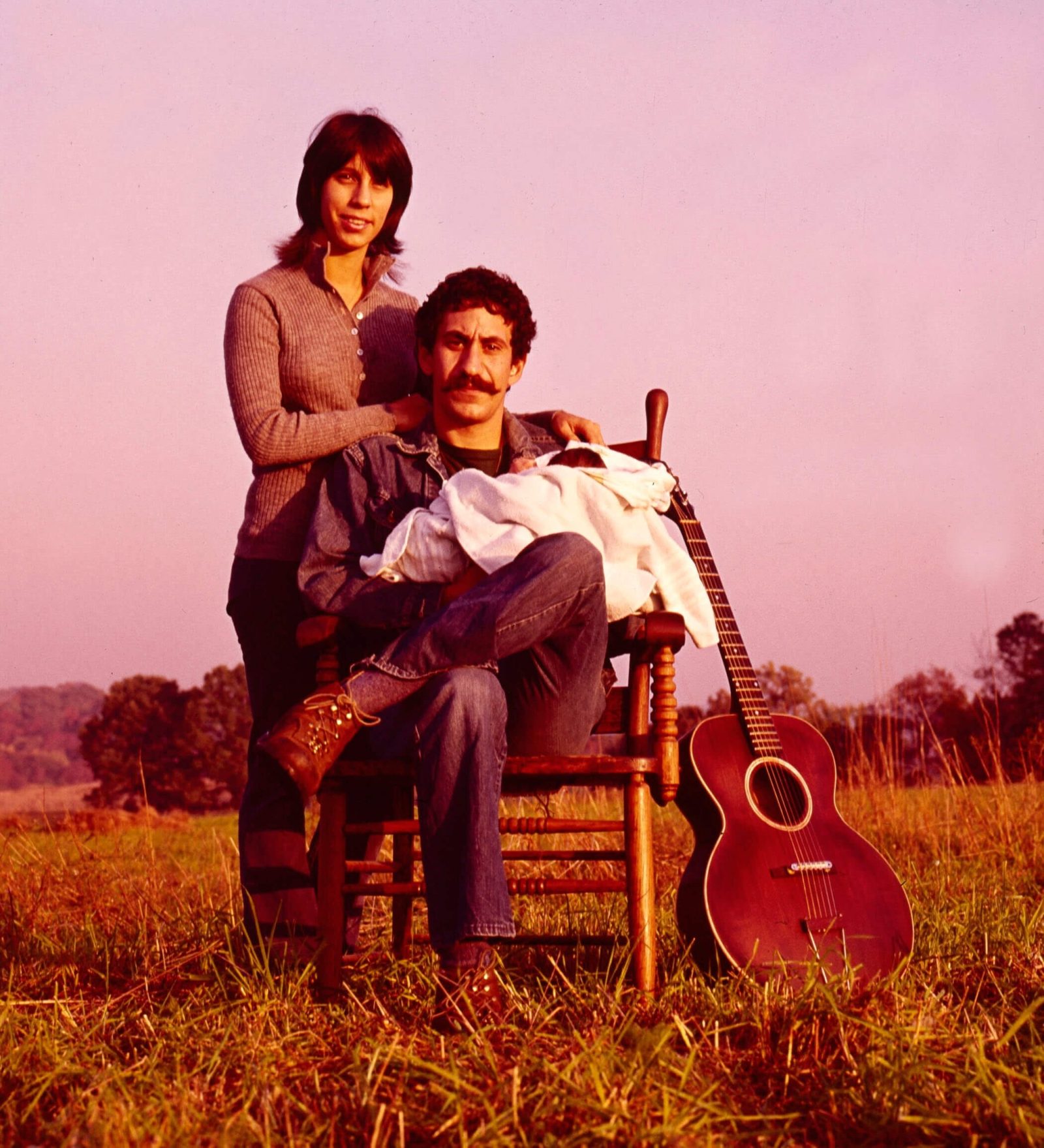 Jim Croce with Ingrid and their infant son A.J.