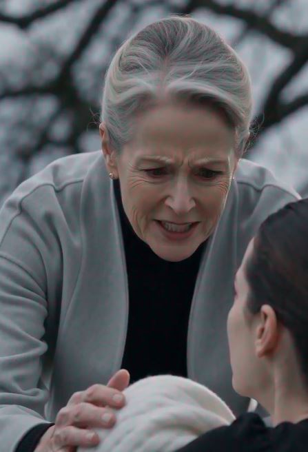 A grieving mother fiercely confronts a stranger weeping at her son's grave. Her anger instantly turns to breathless shock upon seeing the newborn infant. The trembling woman then whispers an impossible secret about the dead man.