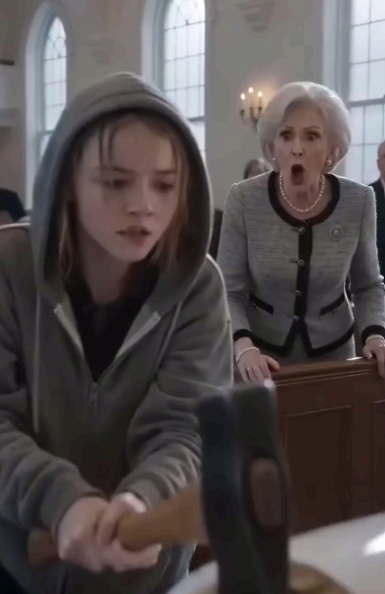 When a brave young girl shattered a white funeral casket with a heavy axe inside a silent church, her horrifying discovery shocked the entire town.