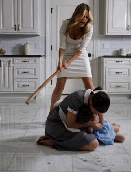 The Maid Shielded Her Little Girl From His Fiancée’s Blow