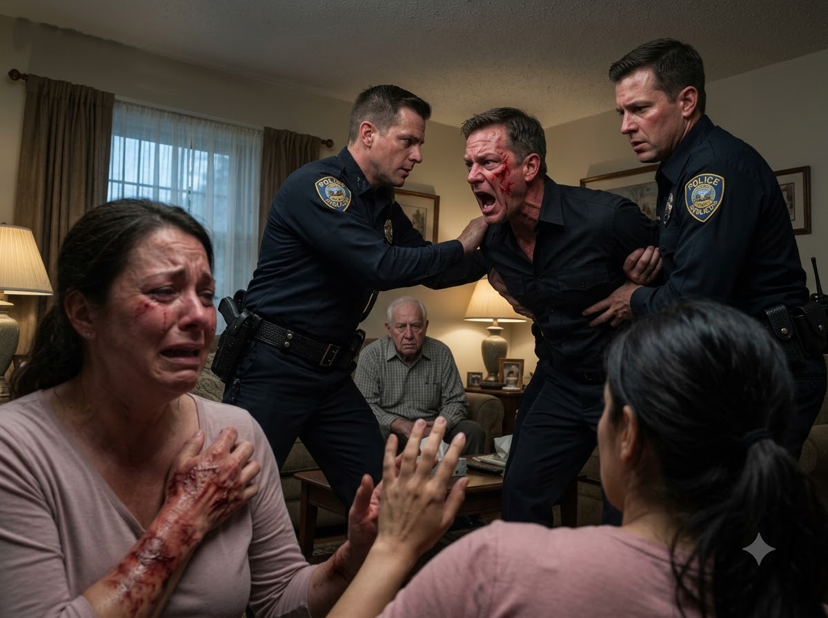 My Husband Burned My Hand While His Parents Watched—Then I Whispered, “Look Under the Island