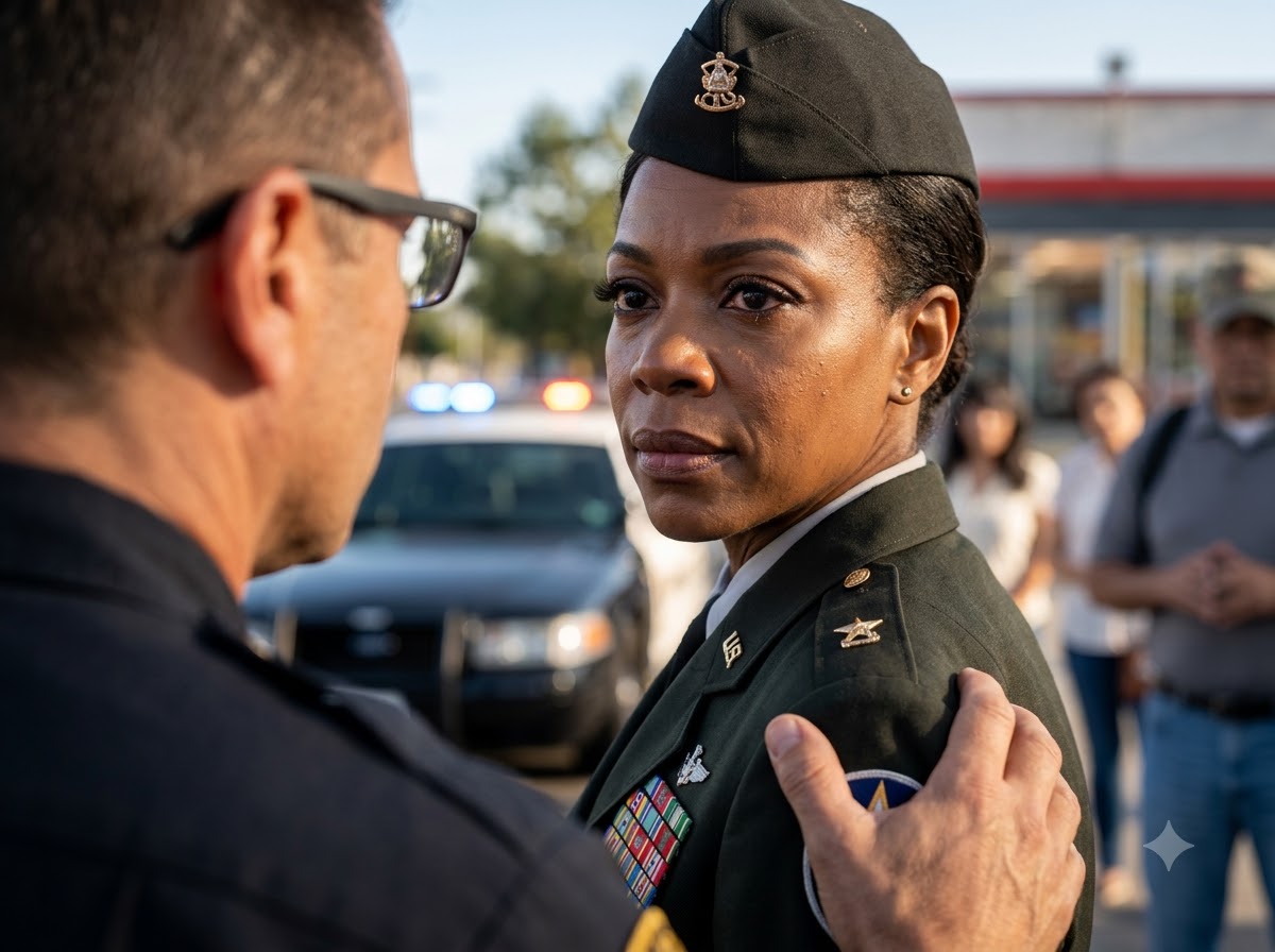 Cop Cuffed a Black Woman for “Stolen Valor” at a Gas Station—Then He Learned She Was an Active-Duty Army Colonel