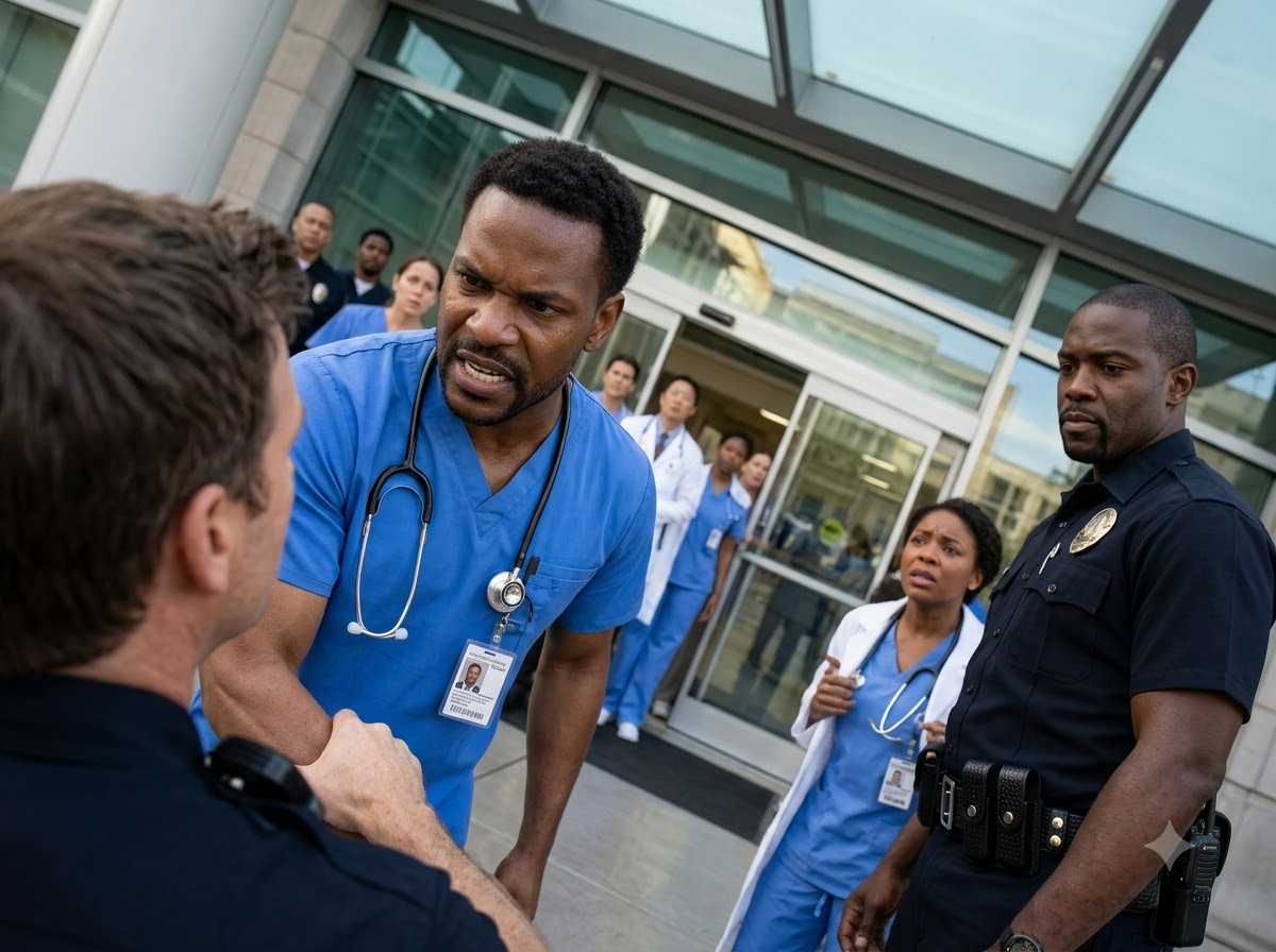 Police Cuffed a Black Surgeon Rushing to an Emergency—Then Their Chief Arrived and Said, “My Wife Is Dying”