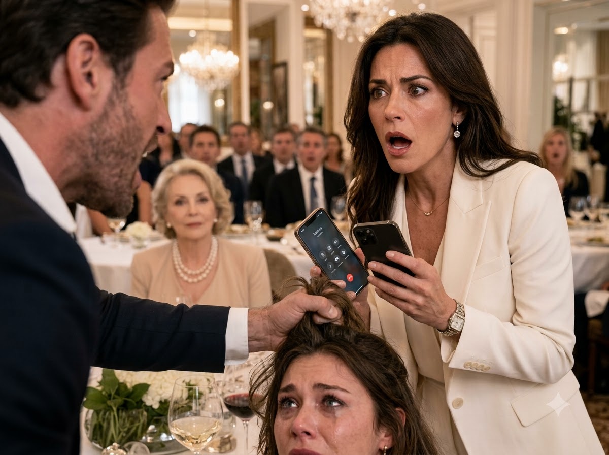 My Son-in-Law Dragged My Daughter by the Hair in a Crowded Restaurant—Then He Learned Her Mother Had Finally Stopped Staying Silent