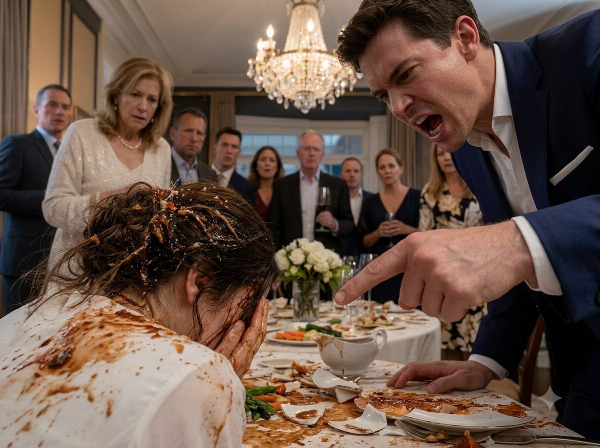 My Husband Hit Me With a Dinner Plate Because I Refused to Give His Mother My Apartment and $1,200 a Month—But the Deed I Placed Beside the Broken Porcelain Exposed the Fraud His Entire Family Had Built Around My Name