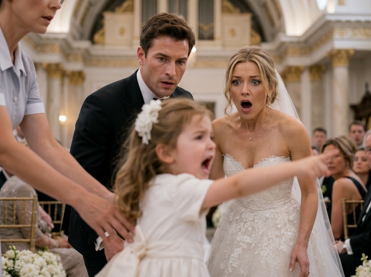 A Three-Year-Old Girl Stopped My Wedding—Then One Sentence Exposed Why My Bride Really Wanted My Fortune
