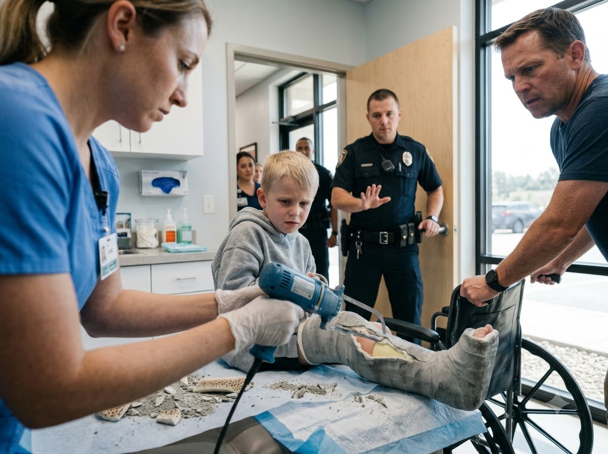 The Cast My Patient’s Father Rebuilt at Home Hid a Rusted Key and a Note Beneath His Bruised Leg—Then We Learned Why He Had Spent Two Years Convincing Doctors His Six-Year-Old Son Was “Fragile”