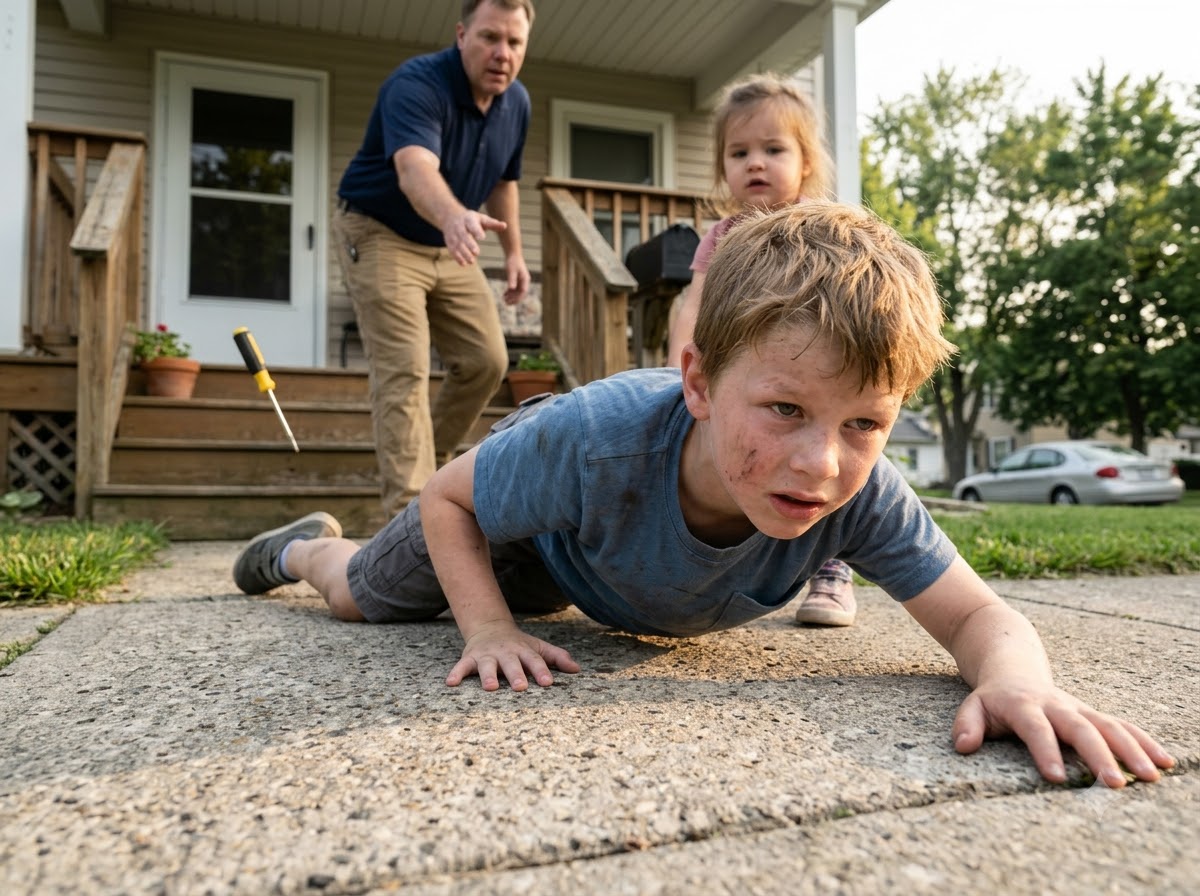 My Six-Year-Old Nephew Crawled Seven Blocks With a Broken Leg to Save His Little Sister—Then the X-Ray Exposed the Lie His Father Died Believing