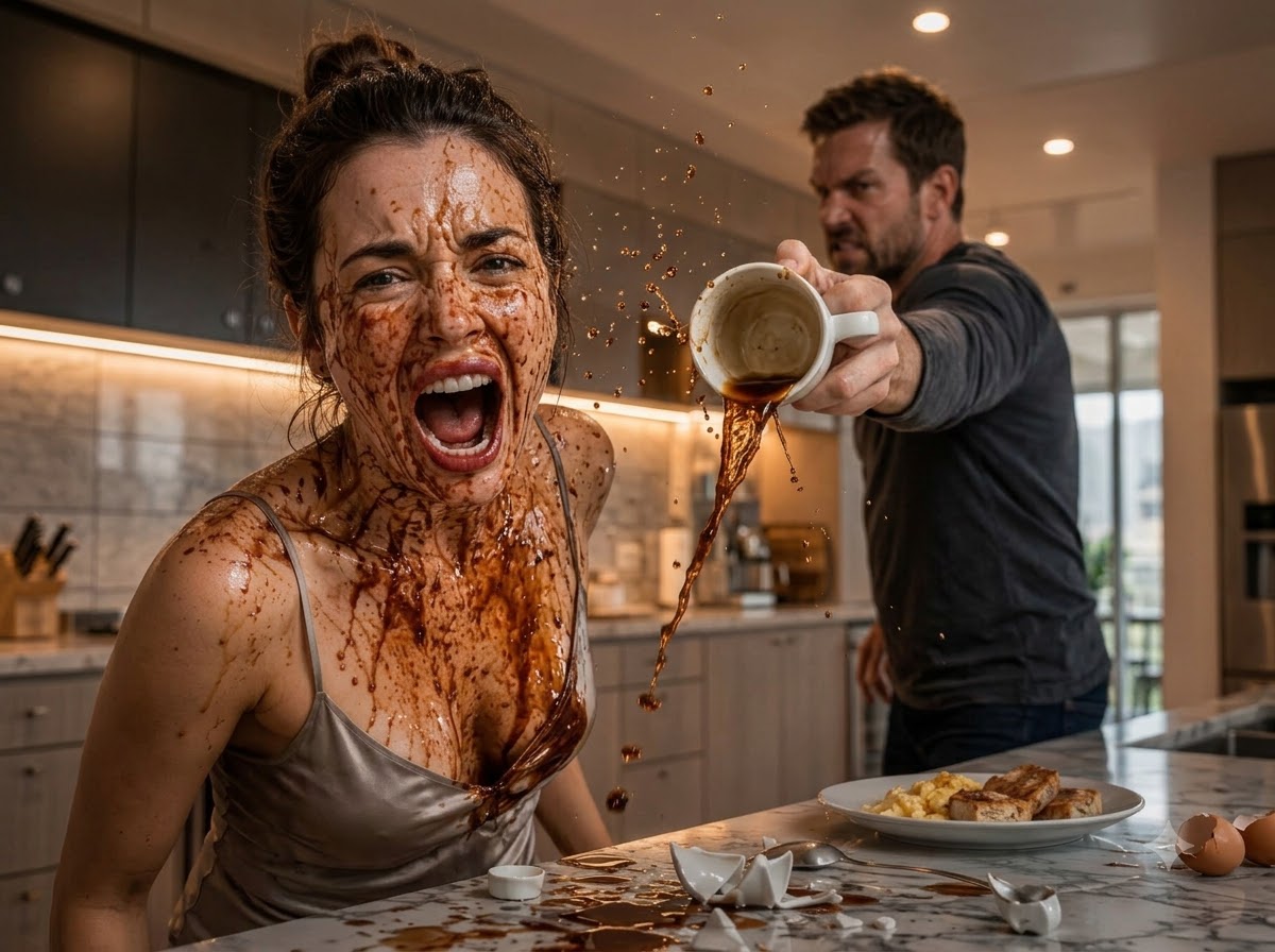 My Husband Threw Boiling Coffee in My Face for Refusing to Give His Sister My Bank Card—By Morning, He Learned He Had Assaulted a Senior U.S. Army Officer