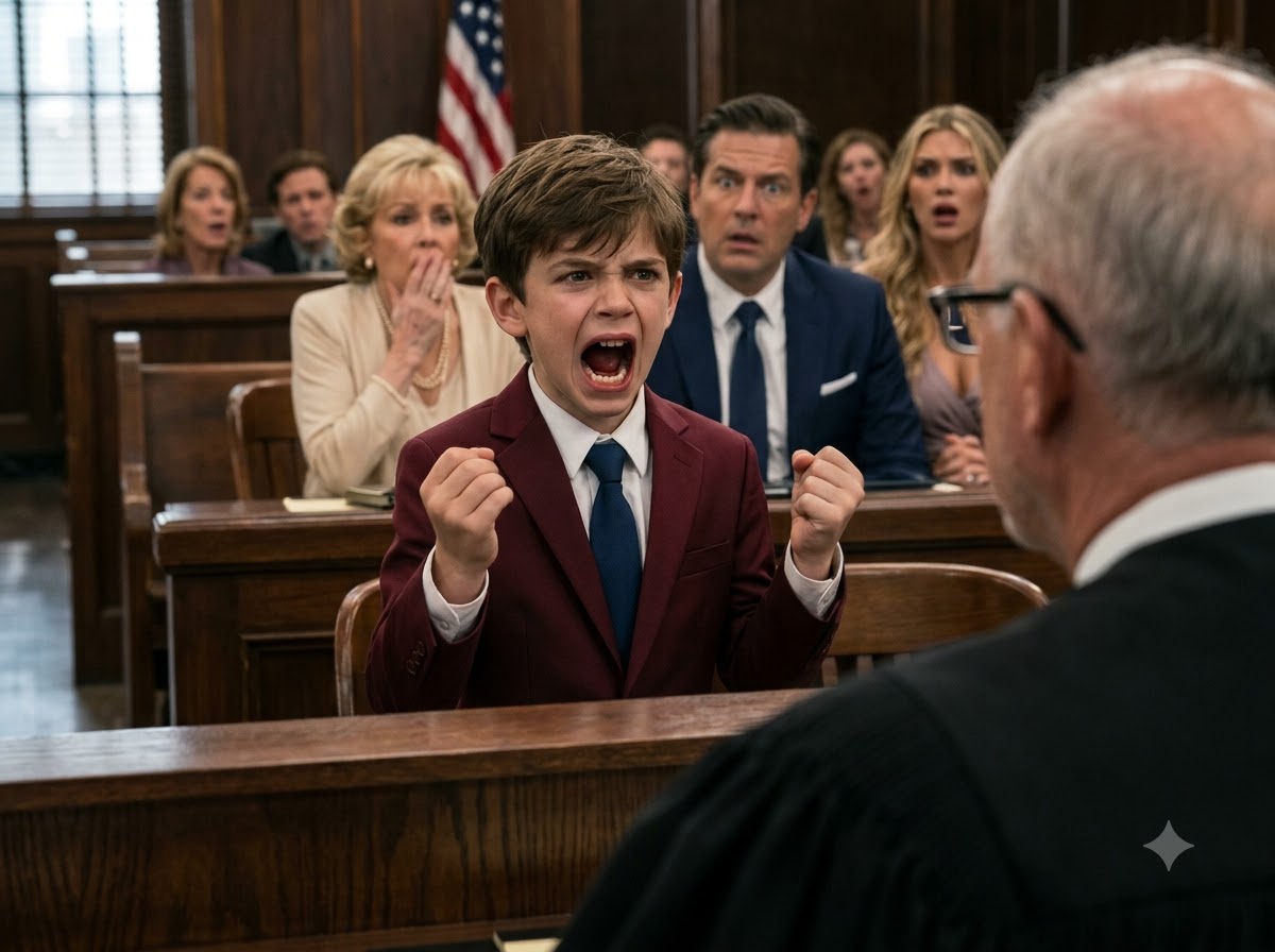 A 9-Year-Old Boy Pulled a USB Drive Out in the Middle of Court—And Exposed the Secret His Billionaire Father Thought Would Stay Hidden Forever