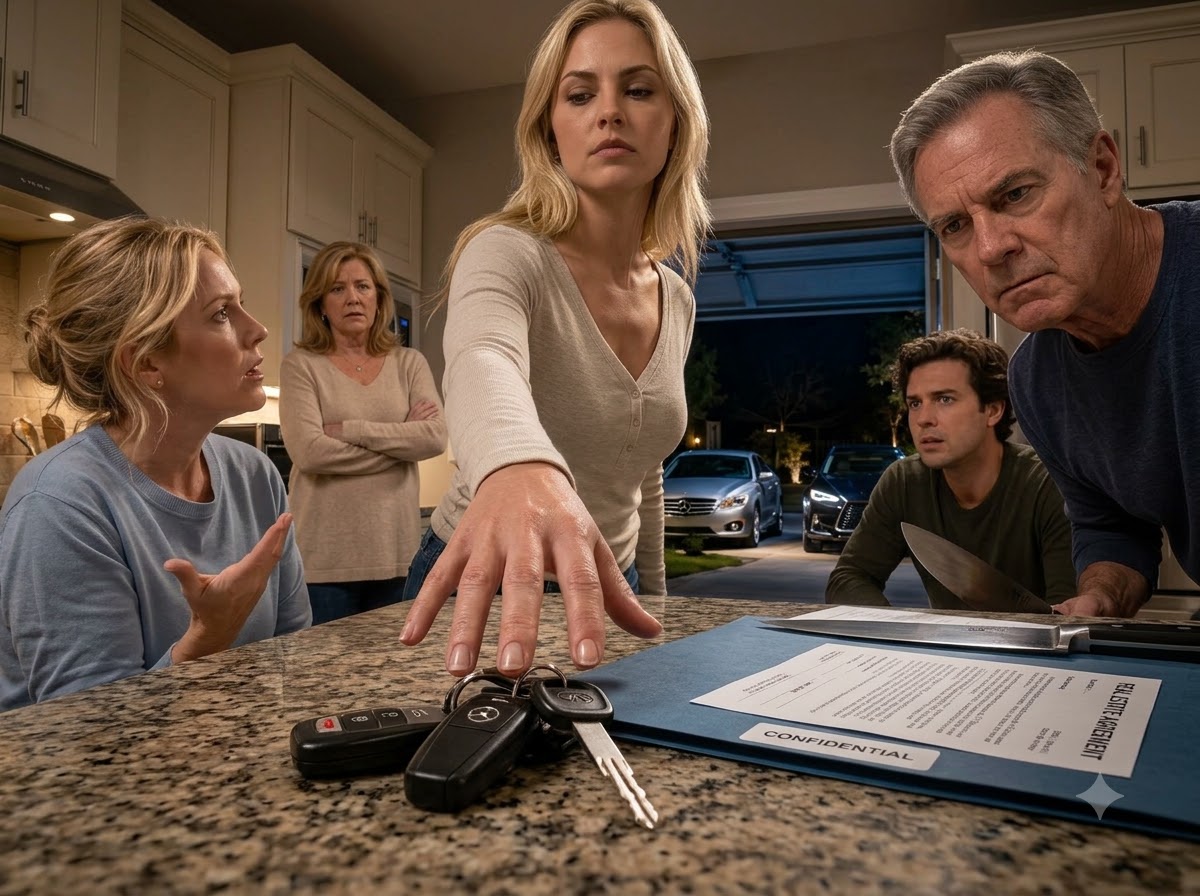 I Offered My Divorced Sister My Paid-Off Car—She Put the Keys Back on the Table and Asked for My New One Instead. The Text Message That Lit Up Her Phone Exposed a Plan That Went Much Further Than Greed.