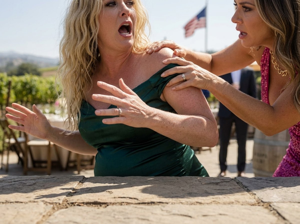The Mistress Shoved Me at a Napa Wine Tasting—Then Mr. Blackwood Asked for the Name on Her Real Passport