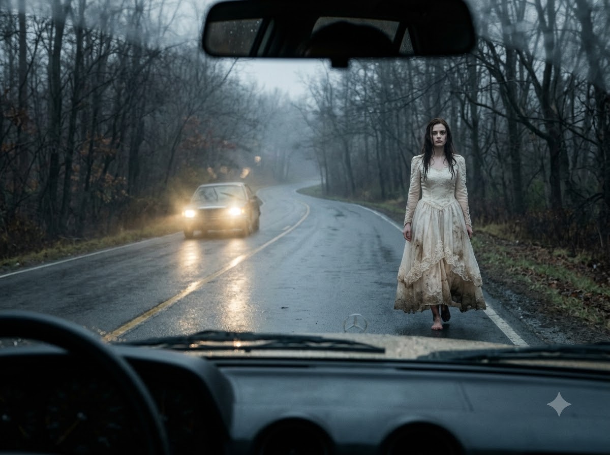 The Bride Who Ran Beside His Car