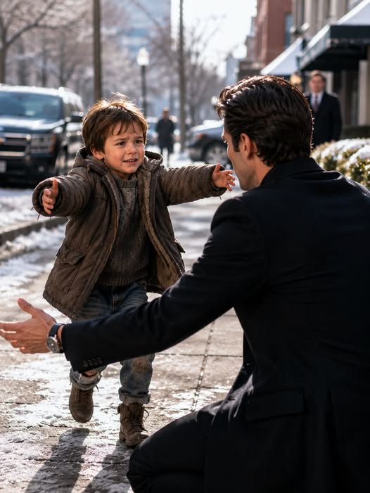 Pretend You’re Hugging Me,” the Boy Whispered—Not Knowing the Broken Stranger Was Chicago’s Richest Man