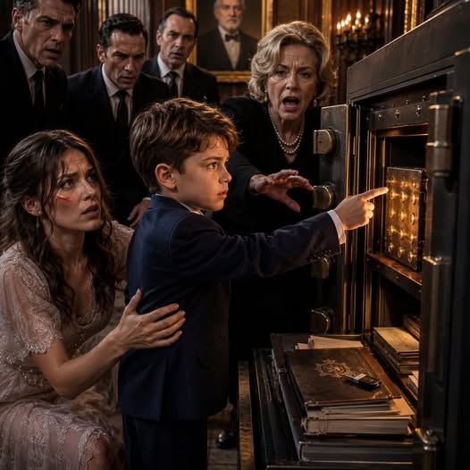 They Called My Son a Beggar at His Grandfather’s Funeral—Then He Touched the Safe No One Had Opened in Forty Years