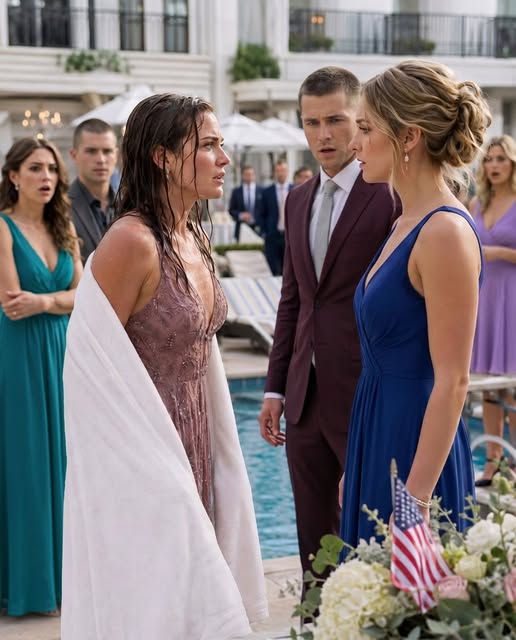 My Sister Pushed Me Into the Pool at Her Wedding—Before Sunrise, Her Husband Had Abandoned Her and Sent Me the Recording That Exposed Everything