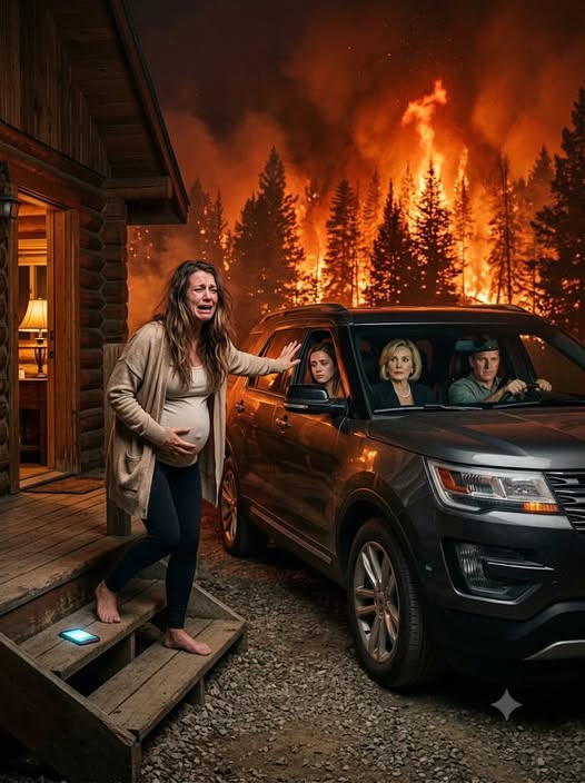 HE LEFT HIS PREGNANT WIFE IN A WILDFIRE—THREE MONTHS LATER, SHE WALKED INTO HIS CHARITY GALA WITH THE BABY HE ABANDONED