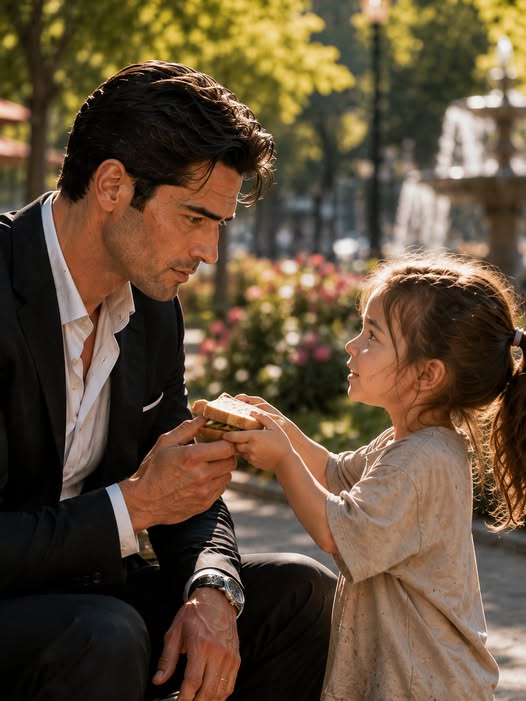 “Are You Hungry Too?” The Little Girl Who Gave a Broken Millionaire a Reason to Live