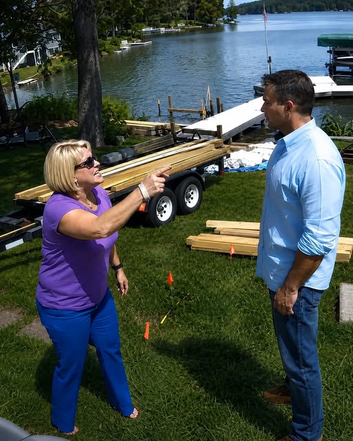 I Came Home to a 30-Foot “Community Dock” on My Private Lakefront—Then the HOA President Learned the Quiet Man She Threatened Was a Retired Structural Engineer