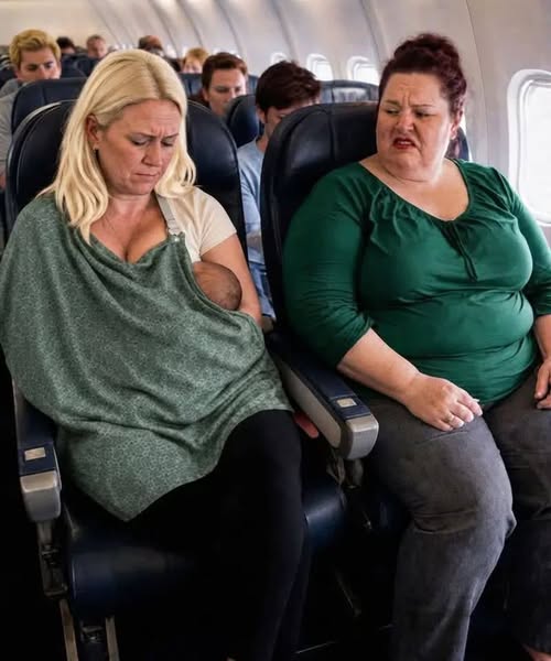 She Told Me to Feed My Baby in the Airplane Restroom—Then My Eight-Year-Old Daughter Asked One Question That Silenced the Entire Cabin