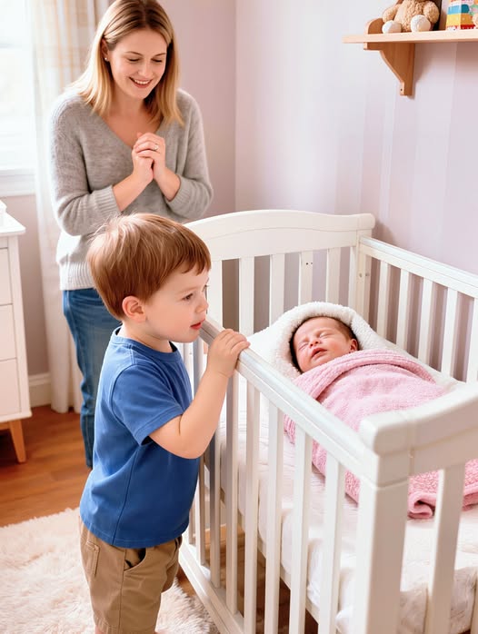 My Five-Year-Old Said the Newborn Wasn’t His Sister—Then He Told Me What He Saw Behind the Hospital Curtain