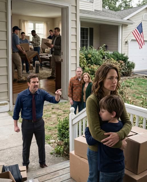 MY HUSBAND THREW ME OUT OF “HIS” HOUSE—THEN HE CAME HOME AND FOUND STRANGERS INSIDE