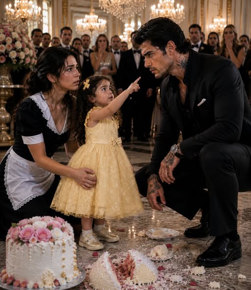 The Little Girl Who Destroyed the Mafia Boss’s Birthday Cake—Then Whispered the Secret That Saved His Son