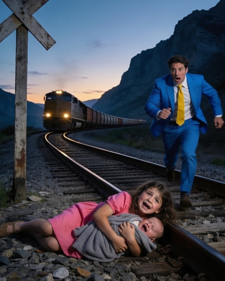 Billionaire Sees a Little Girl Lying on the Train Tracks — What He Did Next Left Everyone Speechless…