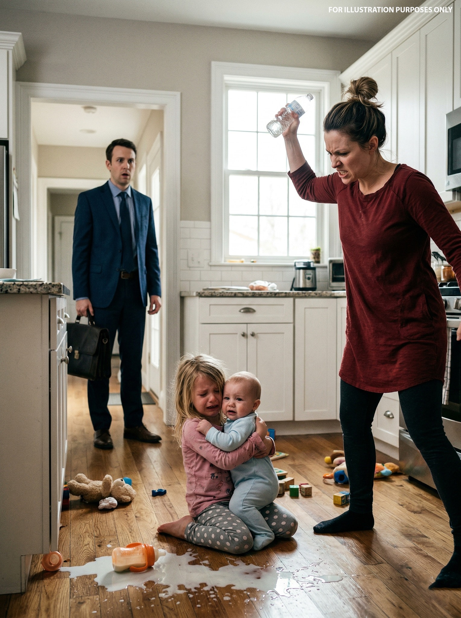 “Please… Don’t Hurt Us,” His Daughter Trembled — The Millionaire Came Home Unannounced… and What He Discovered Turned His World Ice Cold as Justice Struck Fast