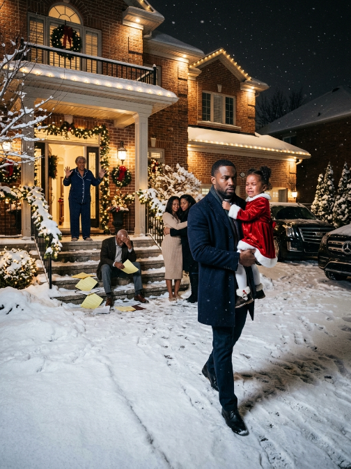 I never told my wife’s family I owned the $16.9M company that paid their salaries. To them, I was just the “broke handyman” they loved to mock. But when they threw my daughter out on Christmas and laughed, “Go live with your loser father,” something in me went cold. Then my wife handed me divorce papers. Three days later, 47 termination letters went out—and the moment they opened them, the room went silent.