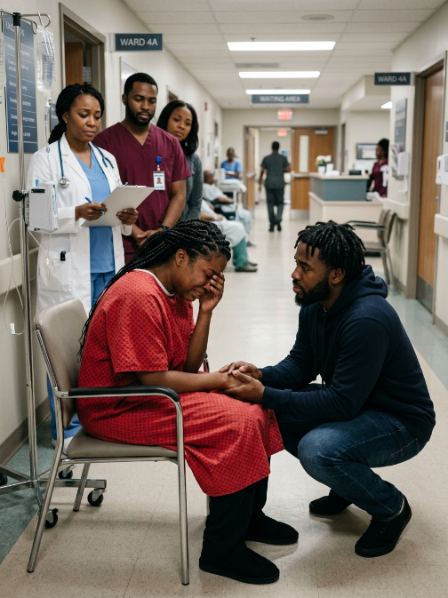 Two months after my divorce, I found my ex-wife sitting by herself in a hospital corridor… and the moment I recognized her, something inside me shattered.