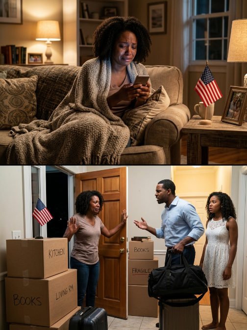 My husband texted me at 2:47 A.M. and said he had just married another woman on a beach in Miami. He told me not to “make a scene.” So I didn’t. Before sunrise, I canceled his cards, changed every password, called a locksmith, and packed his entire life into boxes. By 2 P.M., he showed up with his new bride, his crying mother, and his sister filming everything. Then his new wife whispered one question that told me everything: “Did she cancel the cards?” That was the moment I realized their honeymoon was already over. But then his phone rang… and his face went completely white.