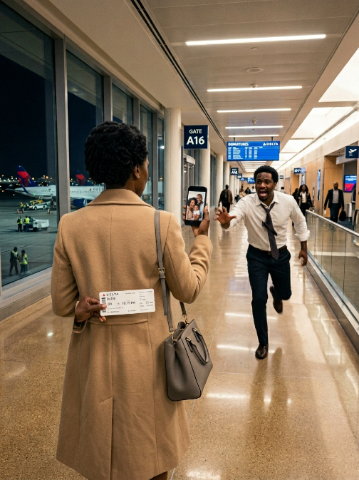 4 Minutes Before My Flight To London, I Saw My Billionaire Husband Carrying His Mistress’S Secret Baby… But When I Posted 6 Pieces Of Divorce Evidence,He Abandoned The Baby At The Hospital And Rushed To Gate B12, But It Was Too Late...