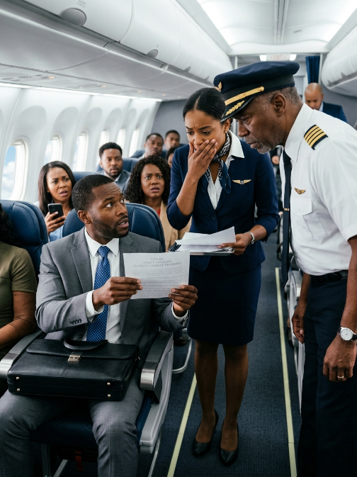 They Tried to Humiliate Me in First Class Like I Didn’t Belong—Until the Captain Read the Name on One Document
