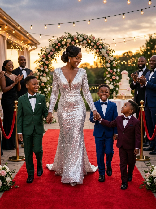 I took my 4-year-old triplets to my millionaire ex-husband’s wedding and his family’s reaction was chilling.