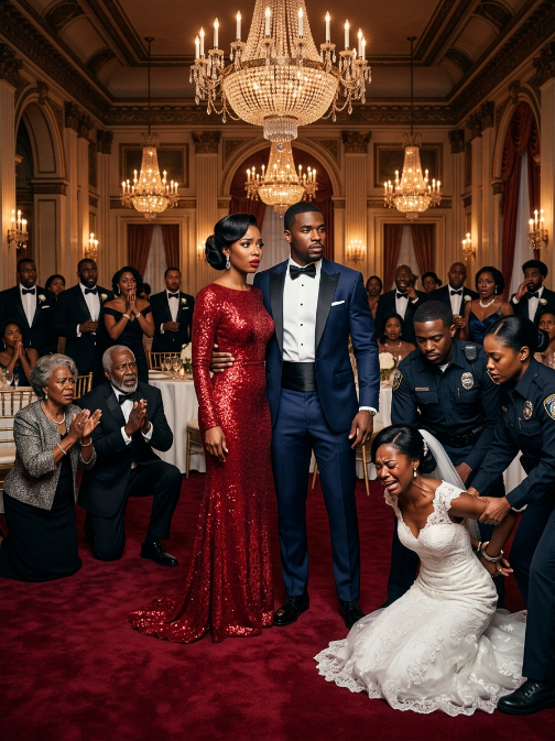 At my sister’s black-tie wedding in Boston, my father grabbed the microphone to mock me, dumping a tray of blood-red wine over my custom silk dress. “You are a pathetic, lying spinster,” my mother sneered, while 300 guests laughed. I didn’t cry or scream. I calmly wiped my face and made one phone call. Twenty minutes later, the grand doors opened. When they saw who the man came in was, my family dropped to their knees.