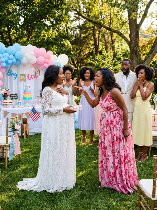 At My Baby Shower, a Pregnant Stranger Claimed My Husband Was Hers… Until I Asked One Question
