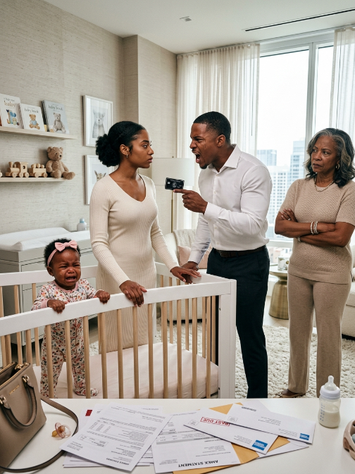 “Give it to me right now.” He shouted at me in front of our daughter’s crib because I blocked my payroll card — but he had no idea that the same night I checked the accounts and uncovered years of lies, financial abuse, and a betrayal impossible to forgive.