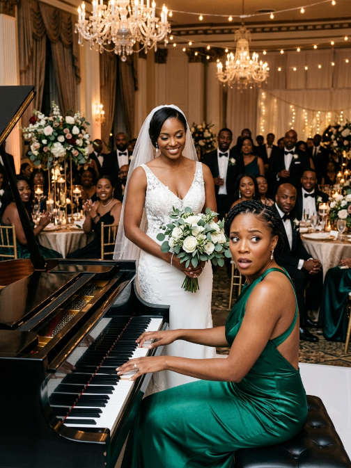 “Play the piano for us,” my brother’s bride sneered. “Or are high school graduates only useful for carrying drinks?” She was a celebrated music-college prodigy — and in her eyes, I was nobody. Ten minutes later, I was sitting at the grand piano, her confession about her affair secretly recording on my phone, while every executive in the hall watched me. When the final note disappeared, I pressed play through the speakers — and then the entire wedding blew apart.....