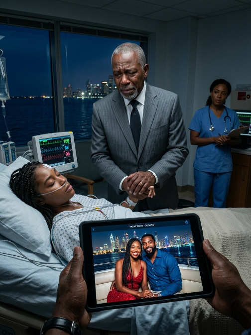 “While my daughter fought for her life in the hospital, I discovered that her husband was celebrating on a yacht, saying ‘to freedom,’ but what I later found in his accounts made me realize it had never been an accident.