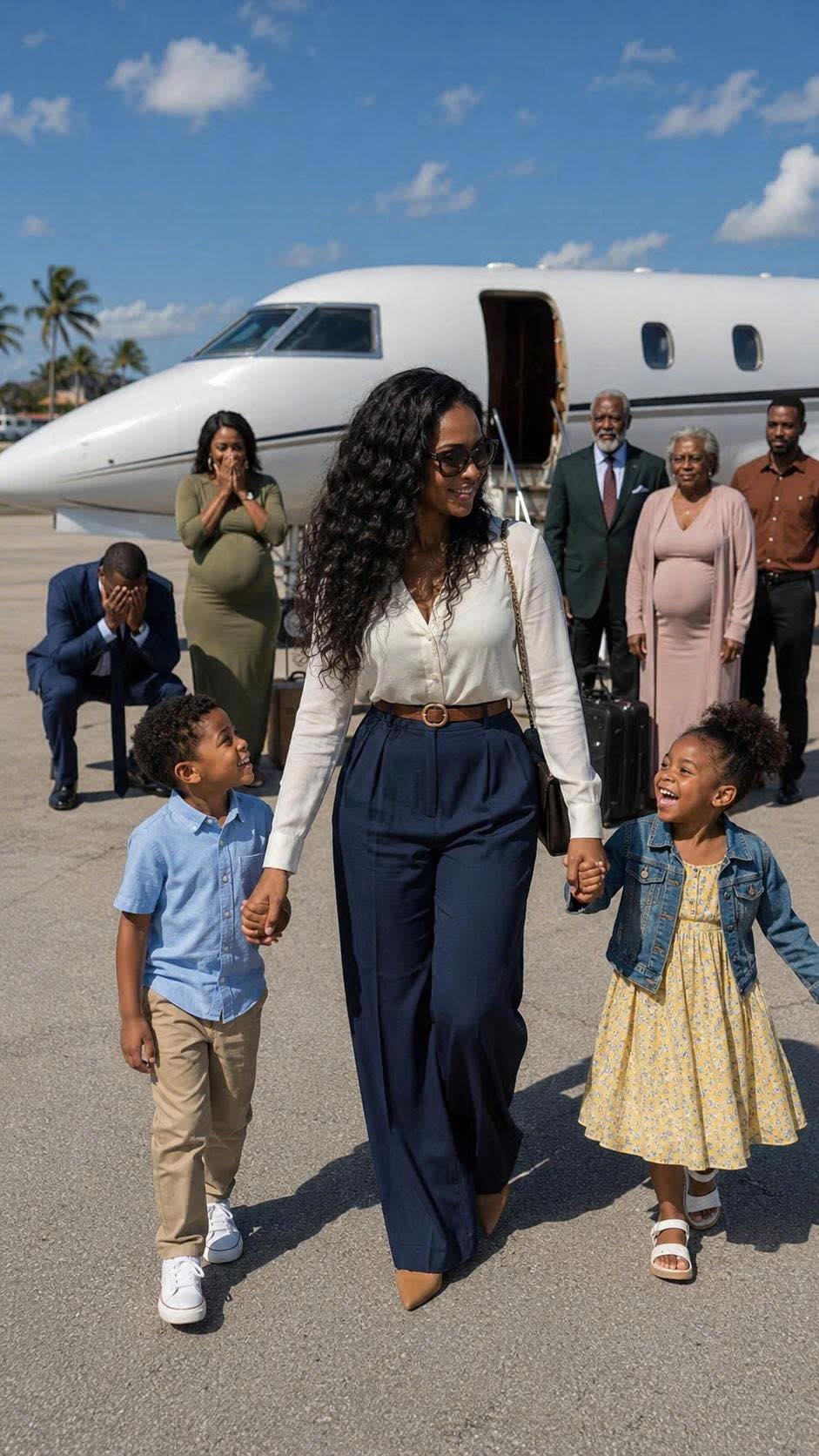 minutes after the divorce, I flew abroad with my two kids. Meanwhile, all seven members of my ex-in-law’s family had gathered at the maternity clinic to hear his mistress’s ultrasound results, but the doctor’s words left them stunned.