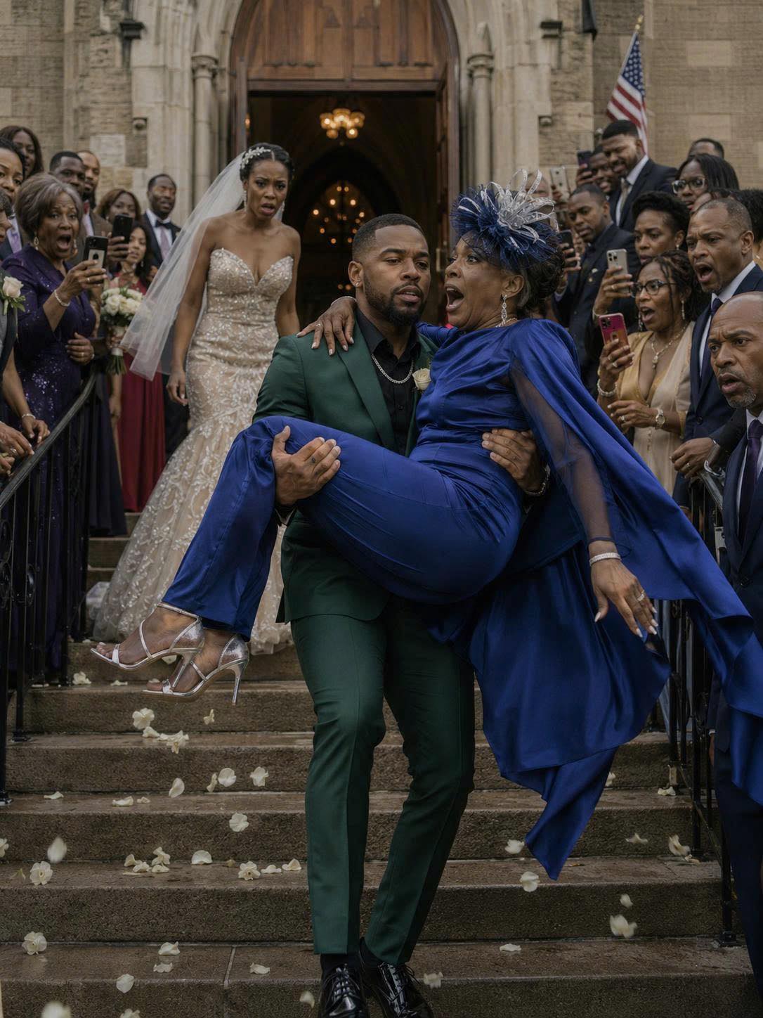 As We Left the Church After Our Wedding Ceremony, My Husband Carried His Mother Instead of Me Because 'She Wanted to Experience It Too' – What My Mom Did Next Sh0cked Everyone